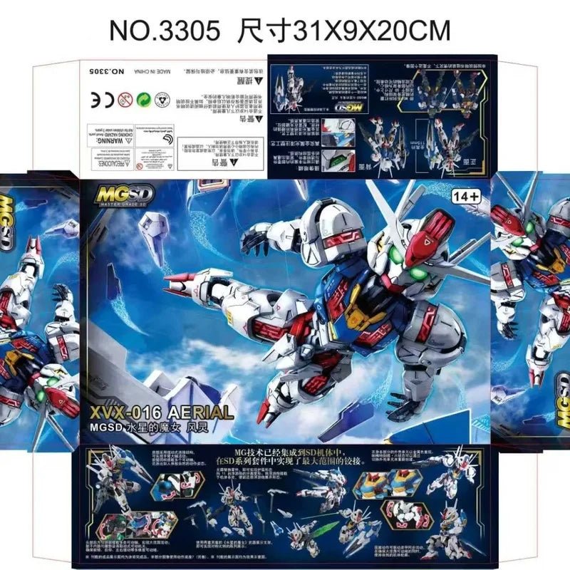 SUPA MGSD Aerial - The Witch From Mercury Mech Assembly Model Kit Action Figure - Maxwell shop