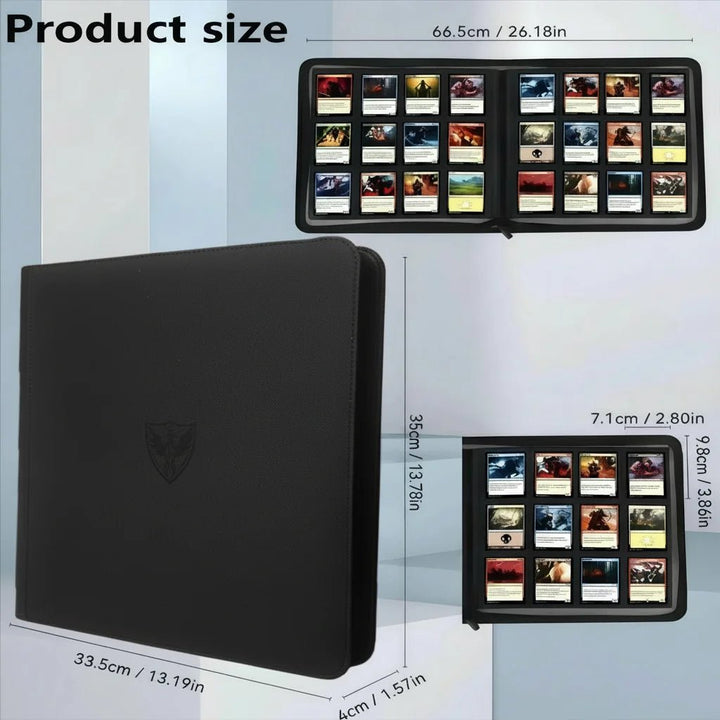 Trading Card Binder with 12 Pockets, Tcg Binder, with 480 Side-Loading Pockets - Maxwell shop