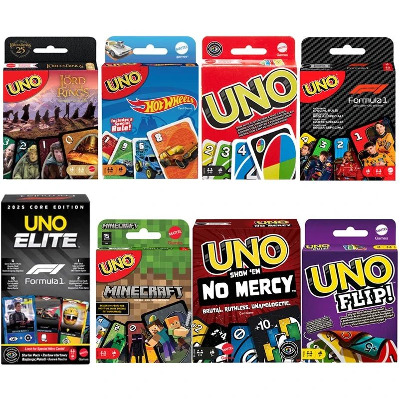 UNO Filp Playing Cards games,Super Mario,Minecraft, Lord of The Ring, Hot Wheels - Maxwell shop