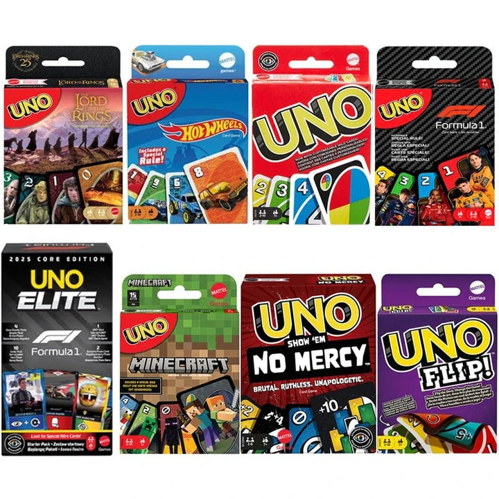 UNO Filp Playing Cards games,Super Mario,Minecraft, Lord of The Ring, Hot Wheels - Maxwell shop