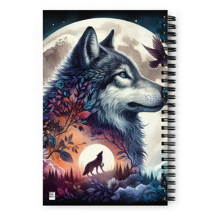 Wolf spiral notebook - Maxwell shop