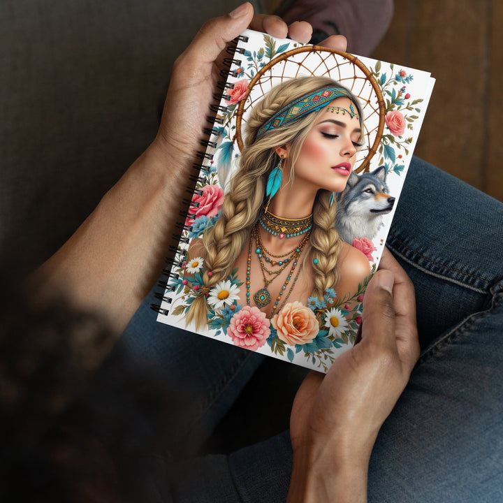 Wolf spiral notebook - Maxwell shop