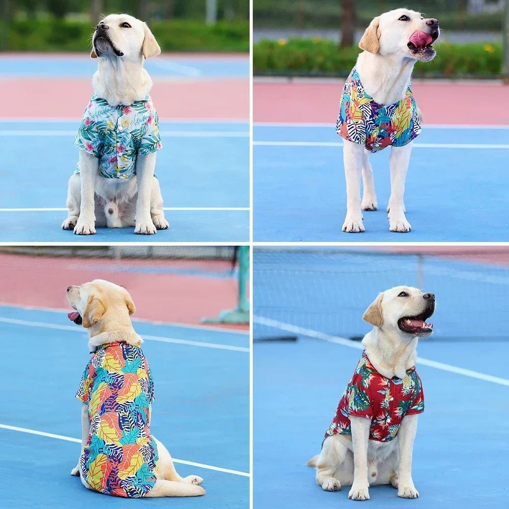 XL - 5XL Hawaii Style Cute Summer T-shirts Comfortable Printed Pet Shirt - Maxwell shop