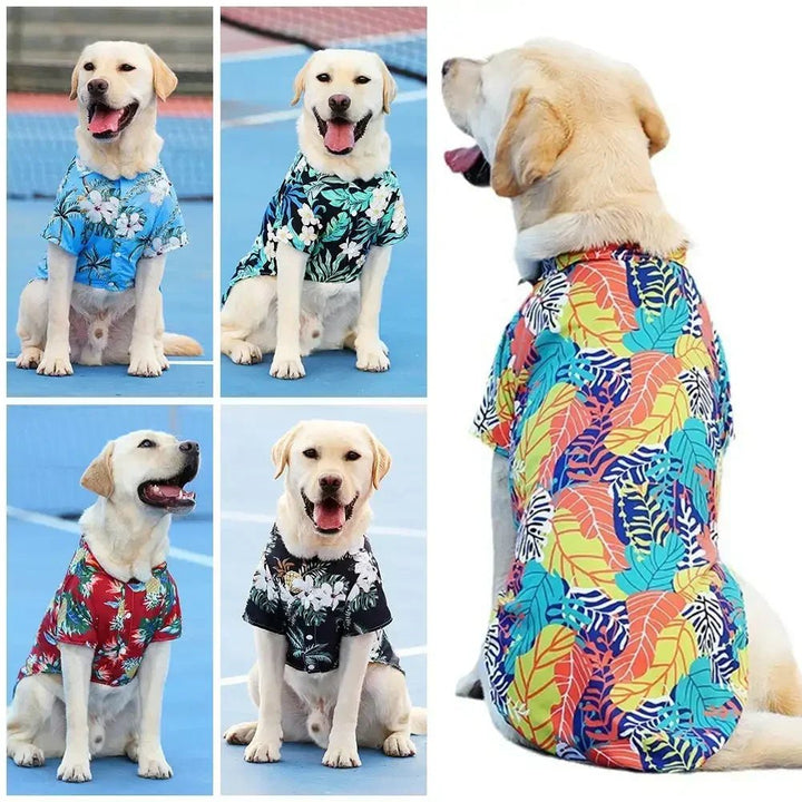 XL - 5XL Hawaii Style Cute Summer T-shirts Comfortable Printed Pet Shirt - Maxwell shop