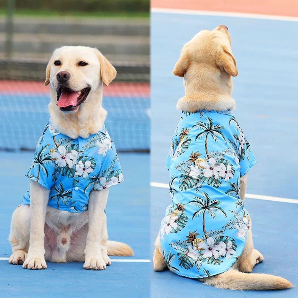 XL - 5XL Hawaii Style Cute Summer T-shirts Comfortable Printed Pet Shirt - Maxwell shop
