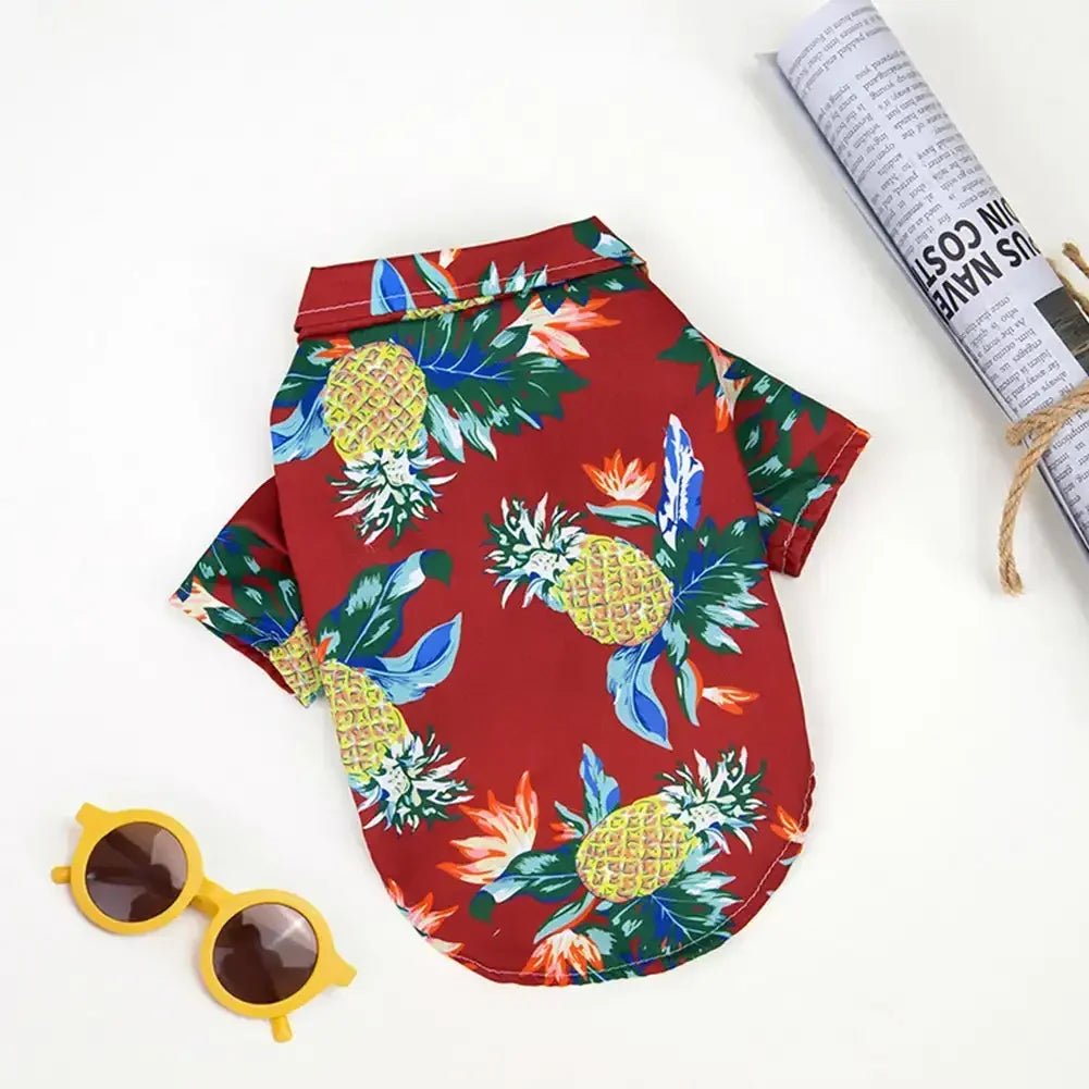 XL - 5XL Hawaii Style Cute Summer T-shirts Comfortable Printed Pet Shirt - Maxwell shop