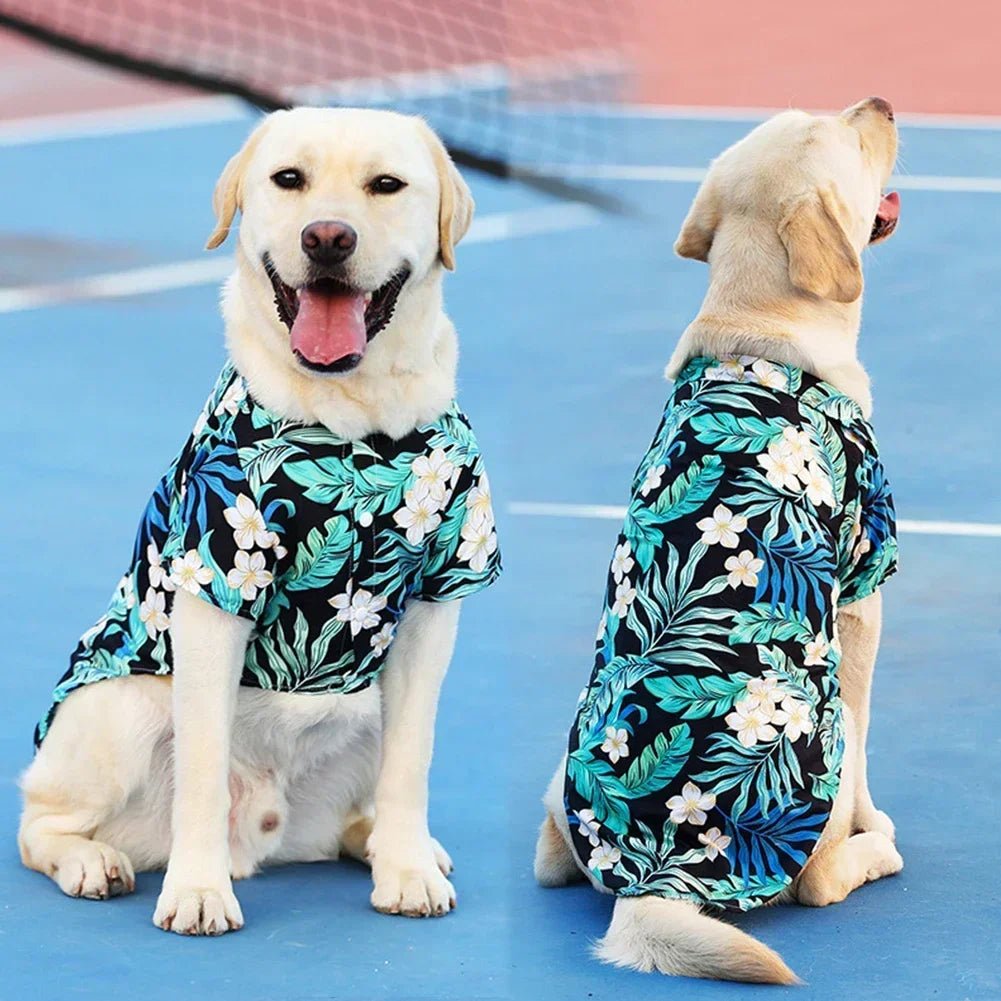 XL - 5XL Hawaii Style Cute Summer T-shirts Comfortable Printed Pet Shirt - Maxwell shop