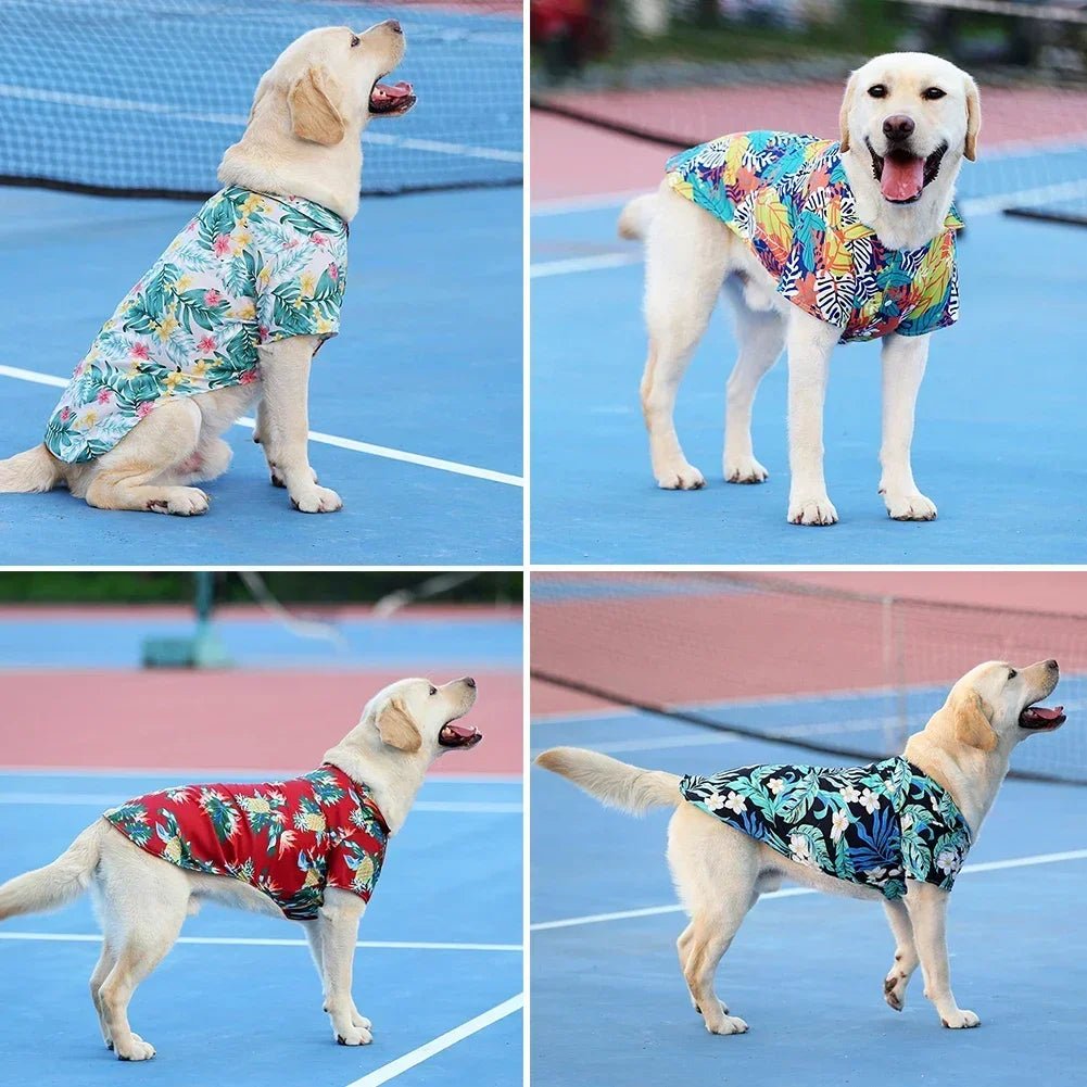 XL - 5XL Hawaii Style Cute Summer T-shirts Comfortable Printed Pet Shirt - Maxwell shop